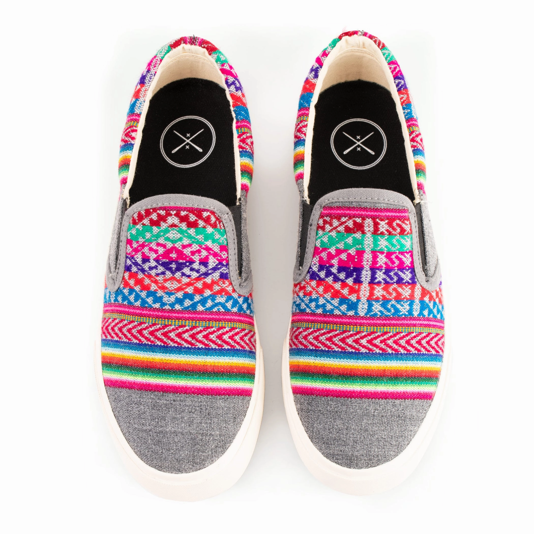 zip Moisture Wicking Interior Slate Slip On