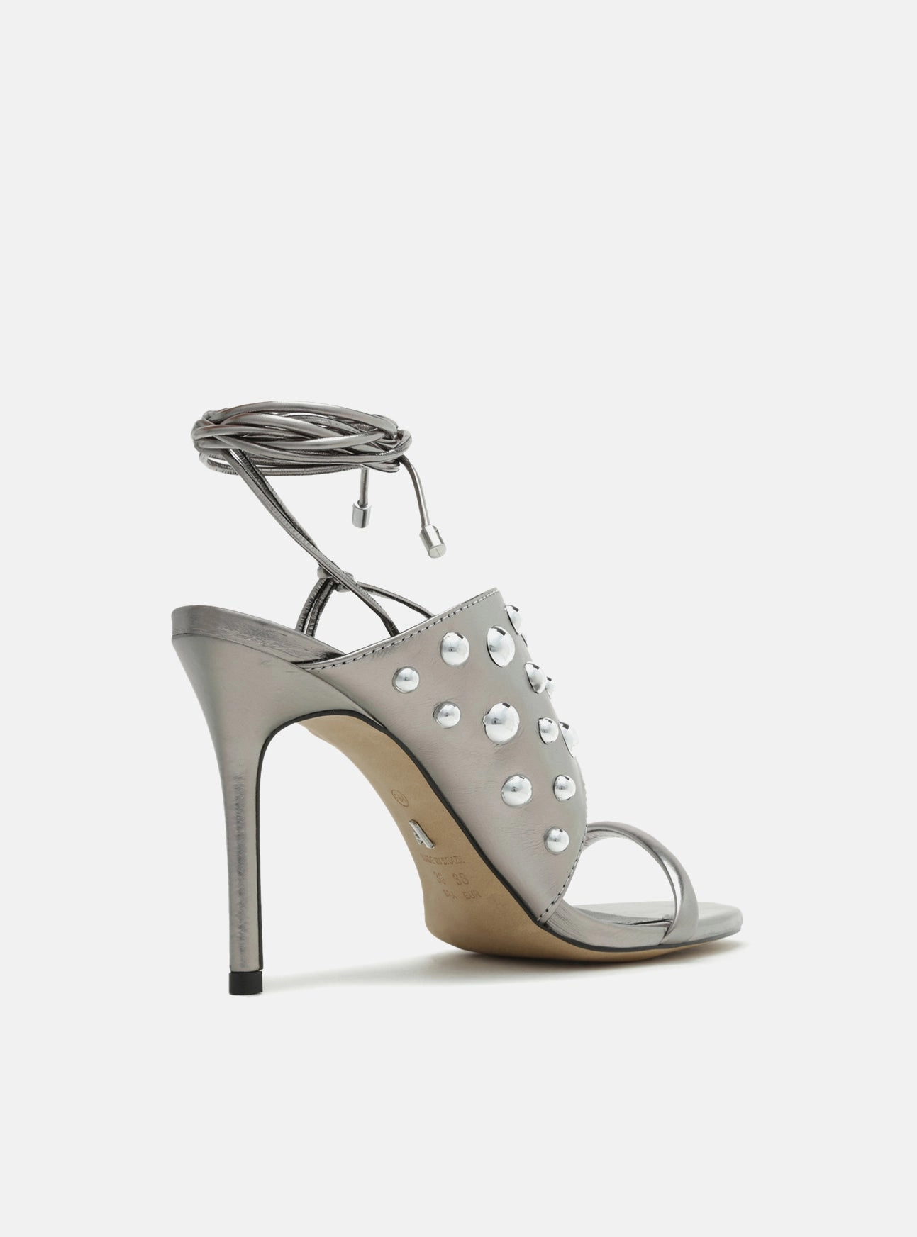 Clean Step Penelope Leather Stiletto Sandal