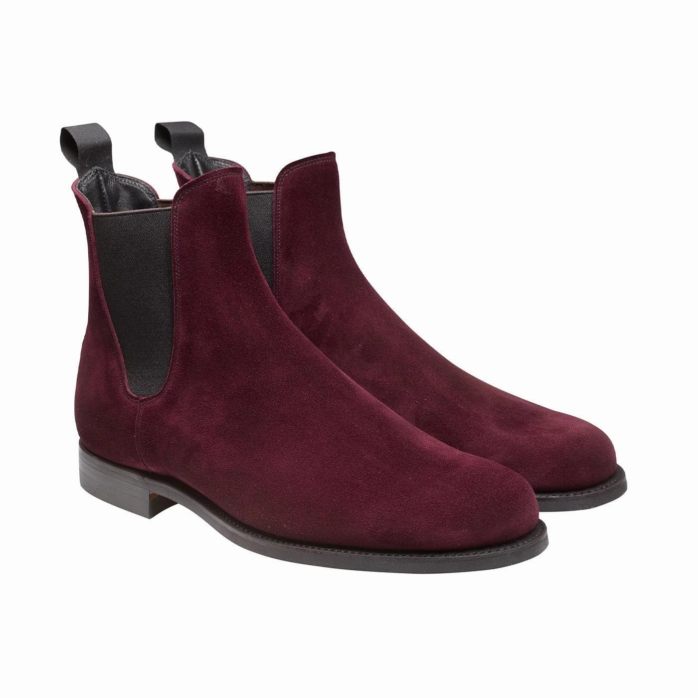 Margie Plum Calf Suede Rain Step