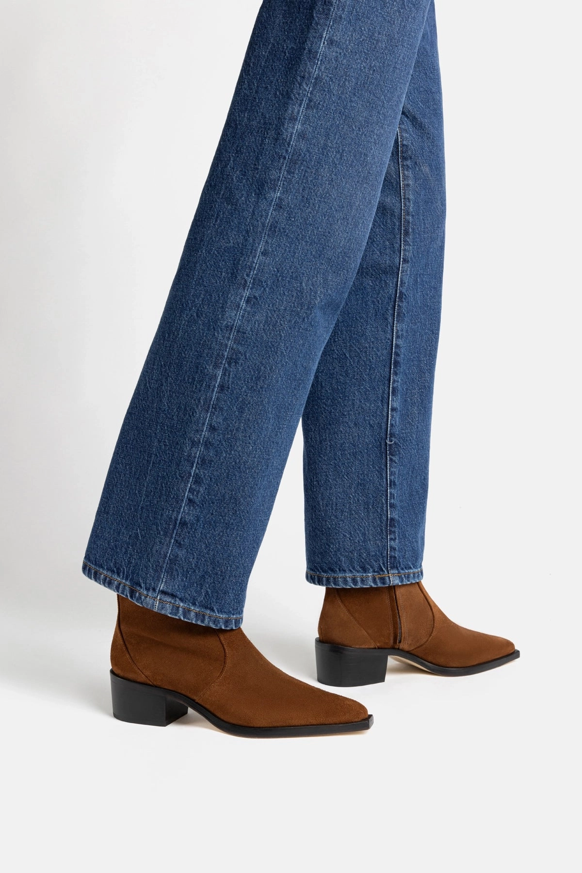 Lightweight Form Casual Wear Star Edge Florencia Low Boot In Burnt Umber Suede