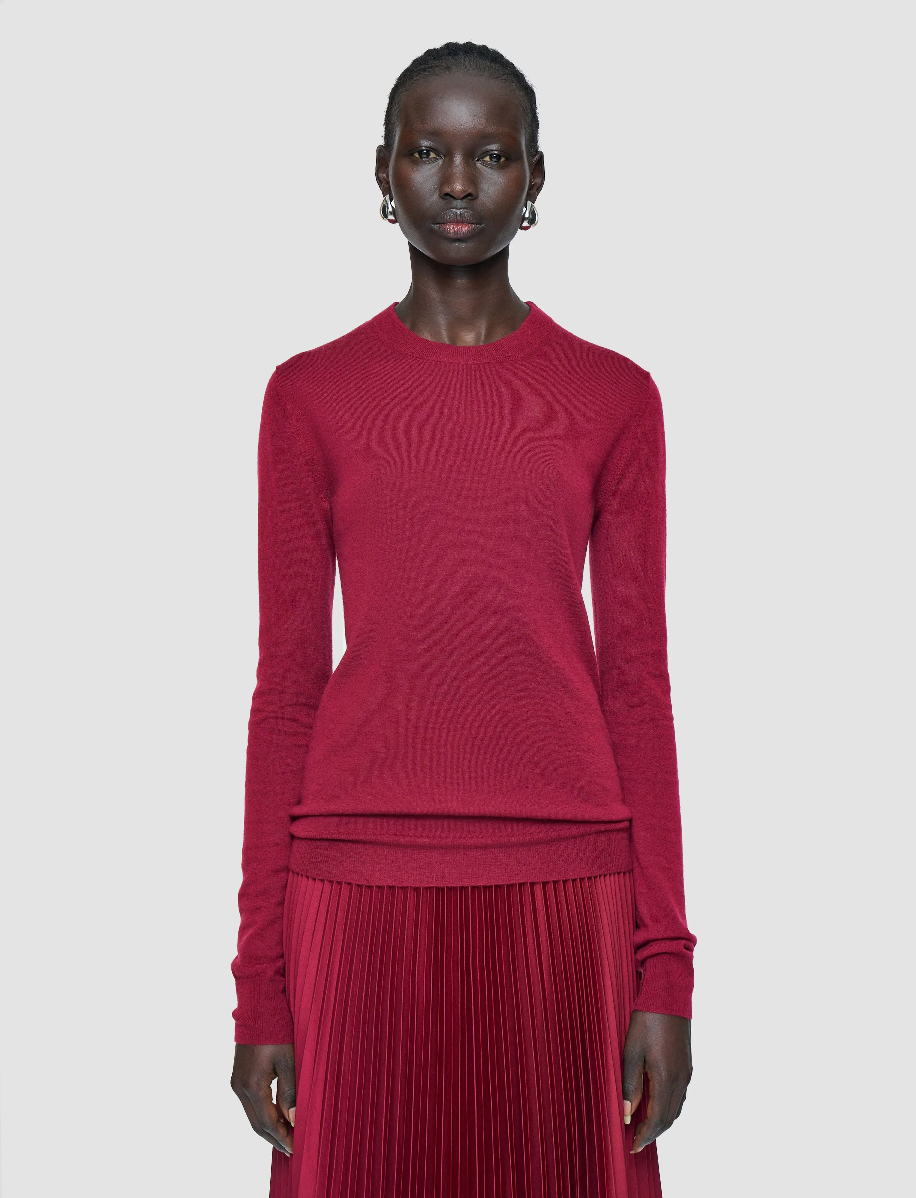 Cashair Round Neck Jumper StaticFree Material