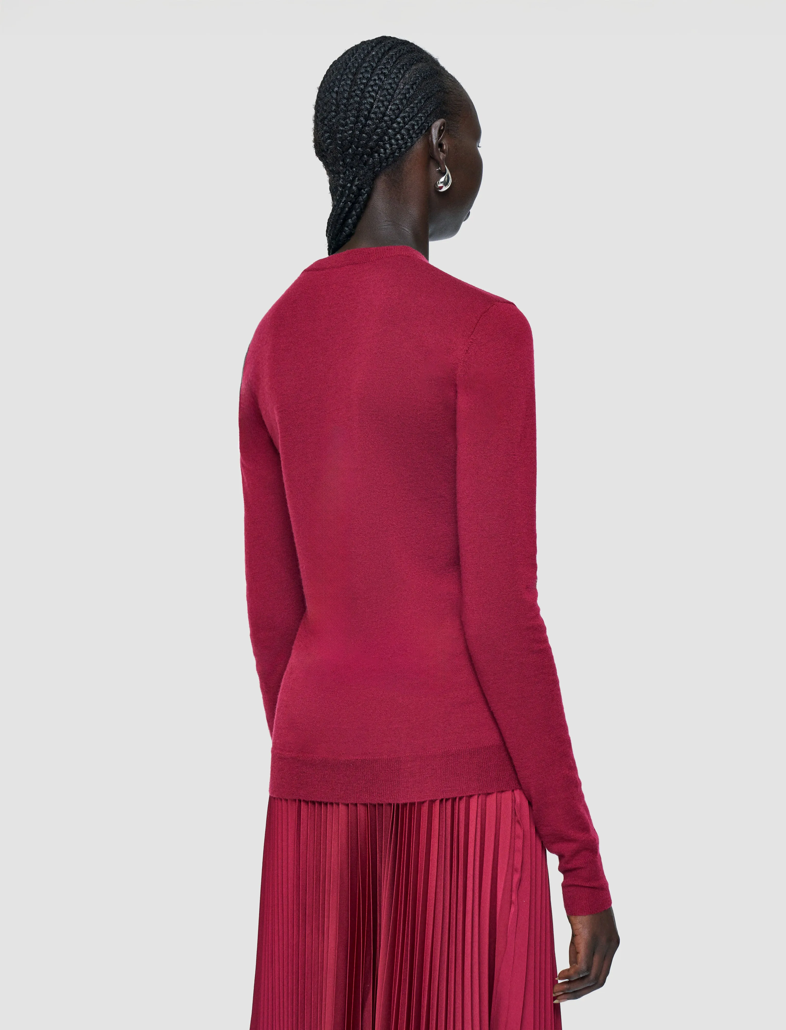 Cashair Round Neck Jumper Modern Warmth