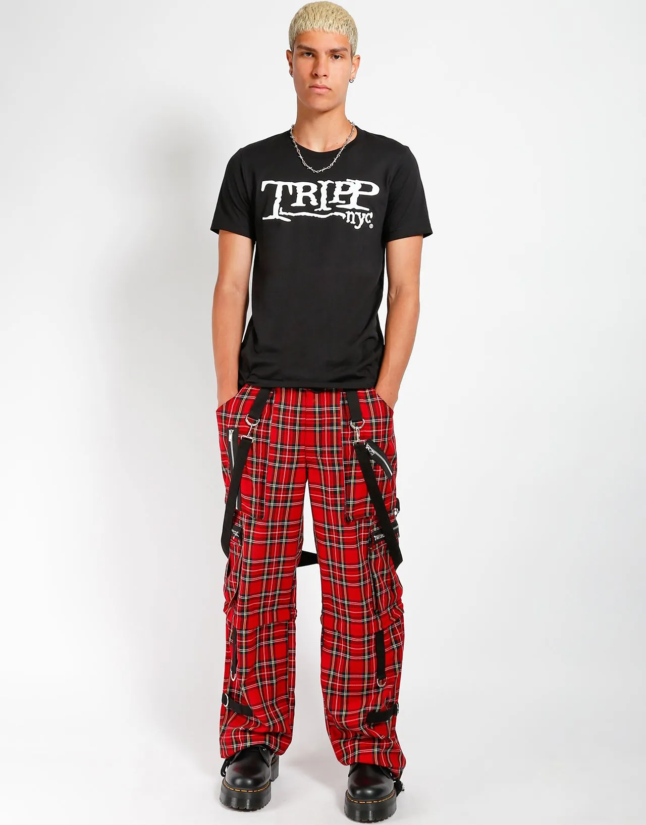 WrinkleFree Finish Flatlock Seam Technology Tripp NYC Logo Tee