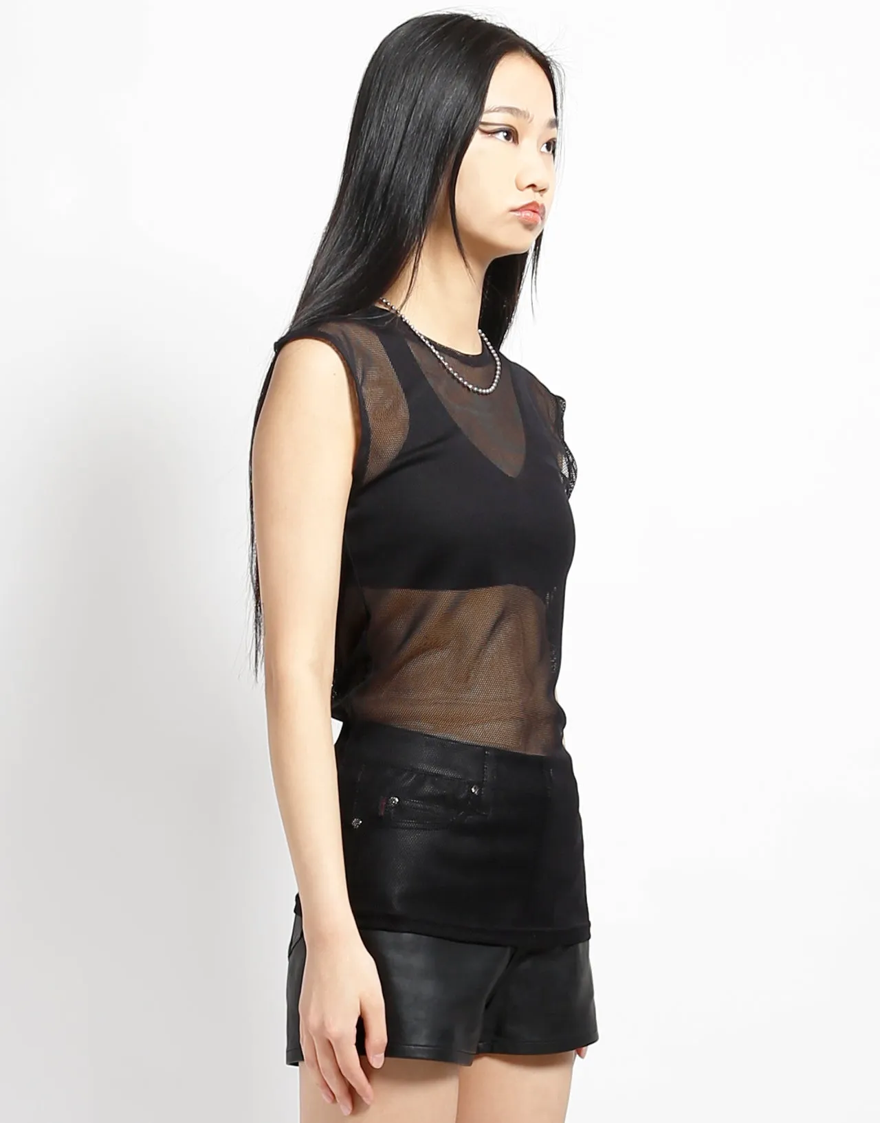 FeatherlightConstruction MUSCLE TANK FISHNET