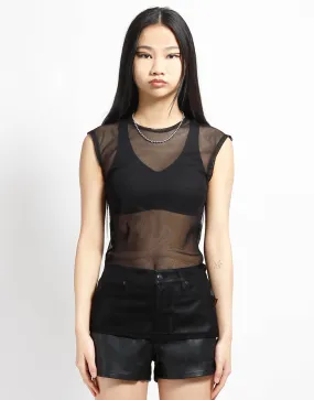 MUSCLE TANK FISHNET Tailored Seams