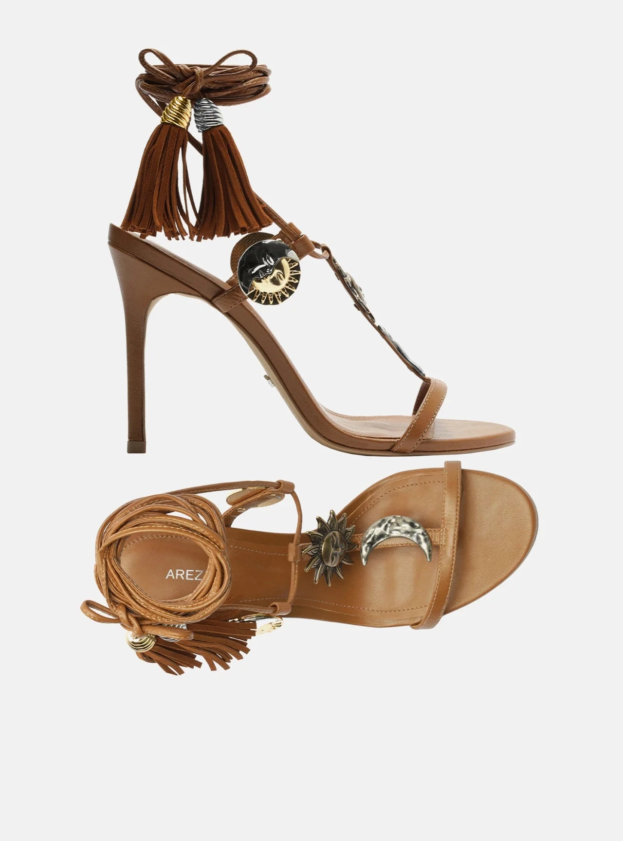 Molded Insole Swift Path Myra Leather Stiletto Sandal