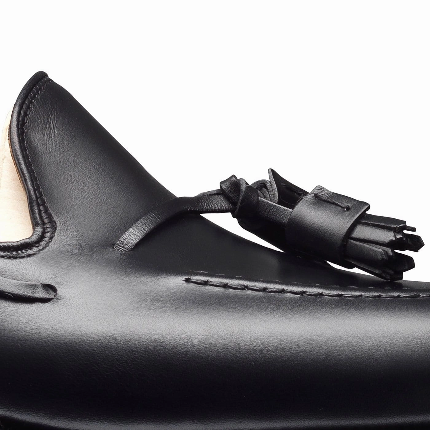 Cavendish Black Calf Lightweight Sole Step Smooth