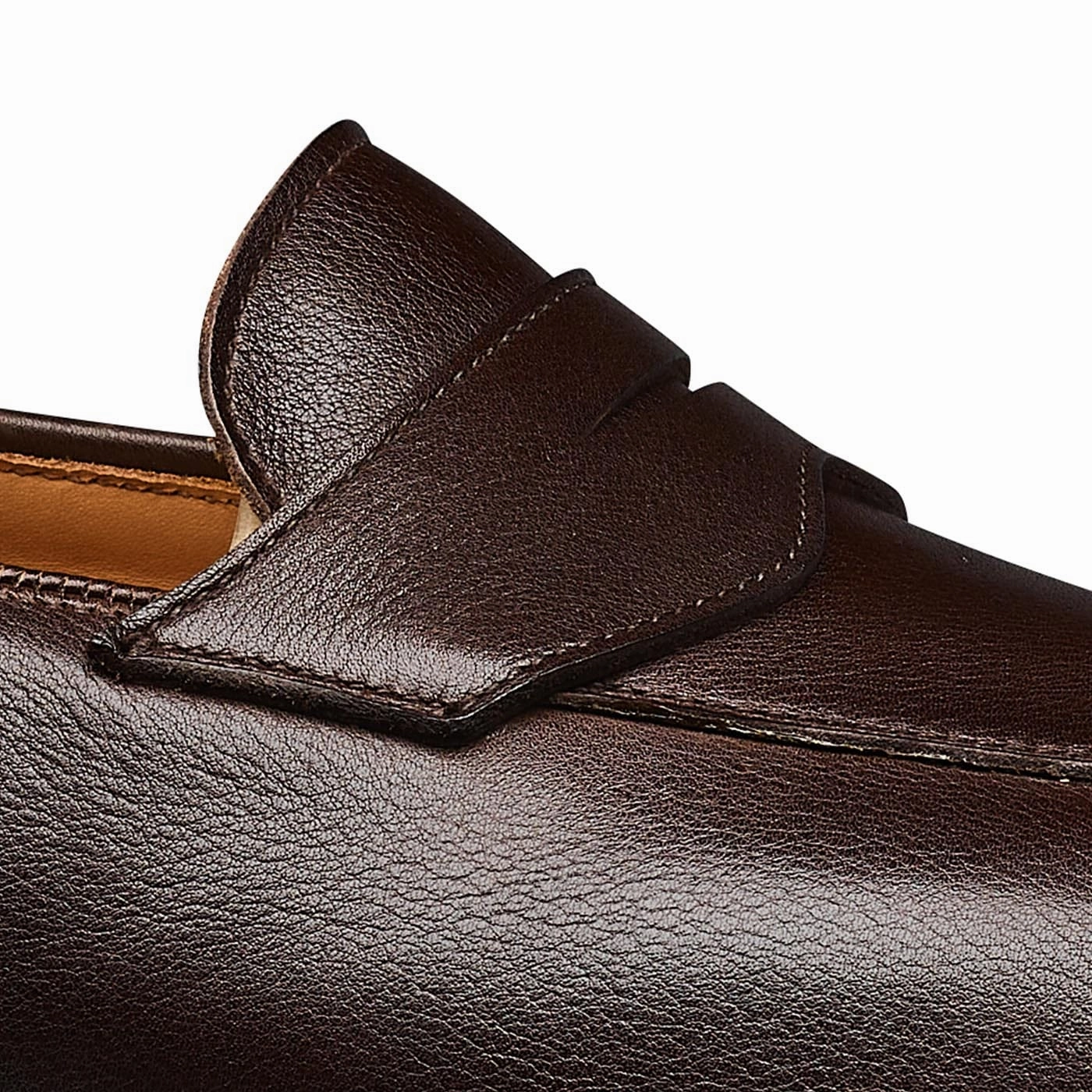 Nice Dark Brown Milled Calf Travel Clear Step