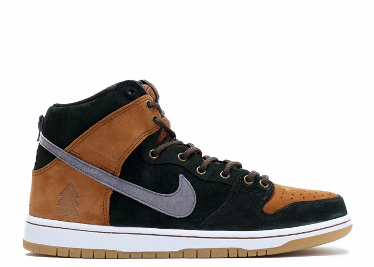 Pool Time High Arch Nike SB Dunk High - Homegrown Ale Brown - Used