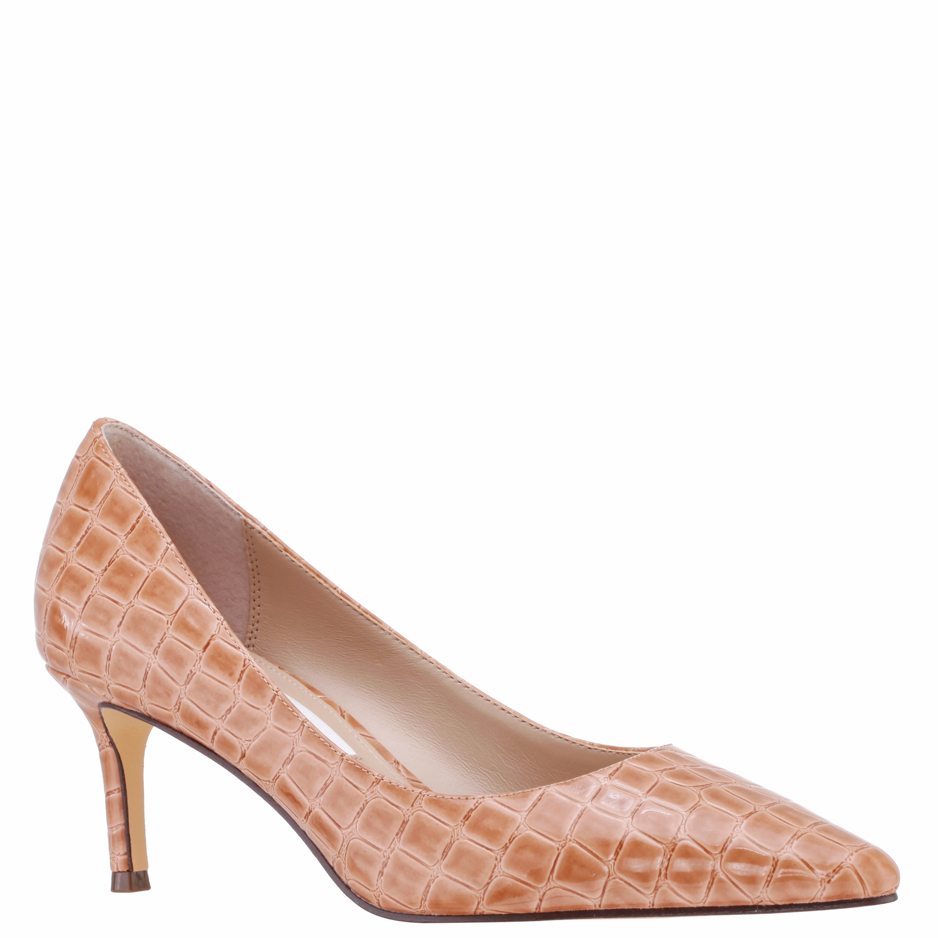 NINA60-DARK LATTE CROCO Garden Walk Easy Fasten System