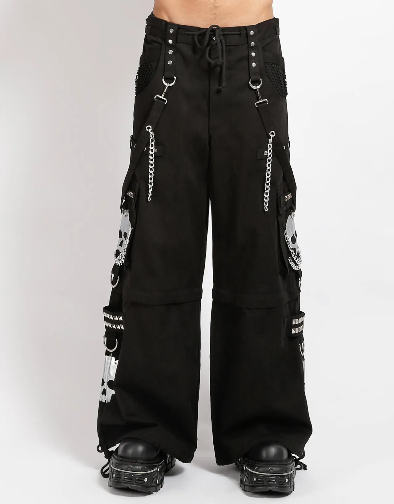 Low Bulk Design Core Stretch SUPER SKULL PANT SILVER SKULL