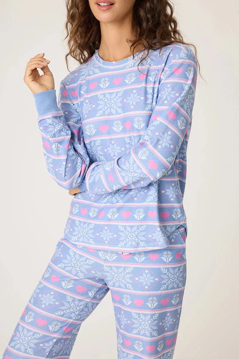 Mountain Bound Thermal Velour Long Sleeve Top Odor Neutralizing Technology