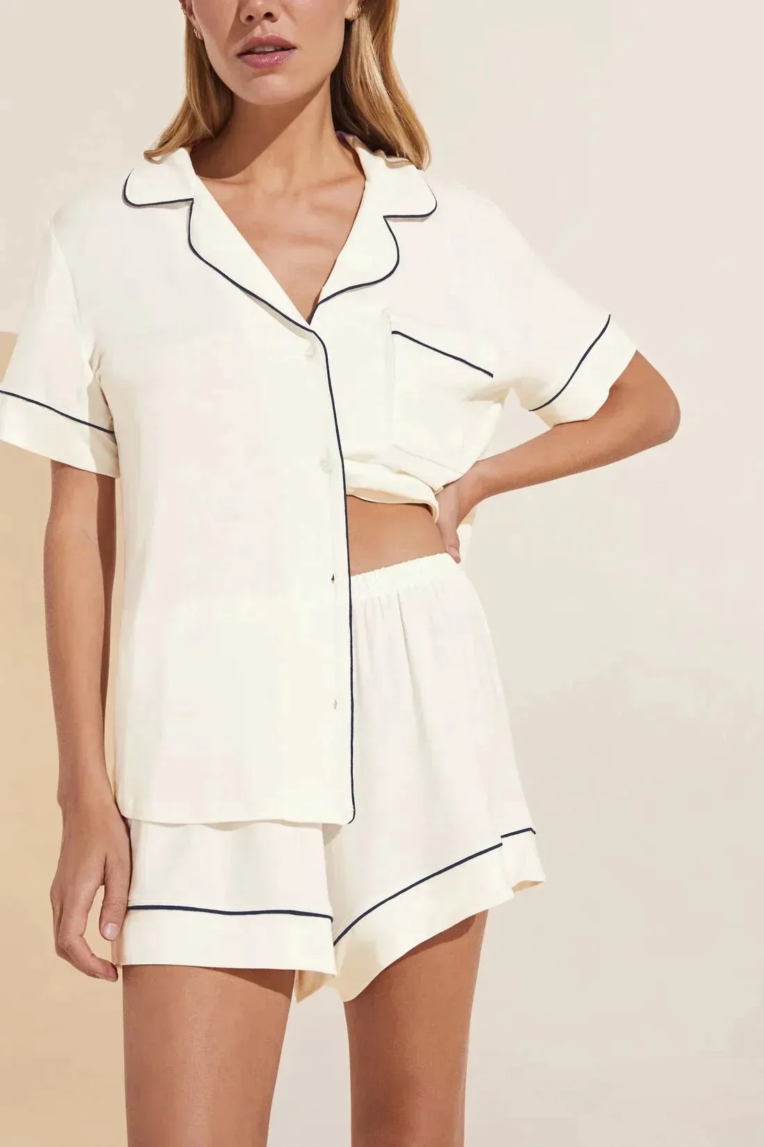 Gisele TENCEL Modal Relaxed Short PJ Set ConvertibleStyle