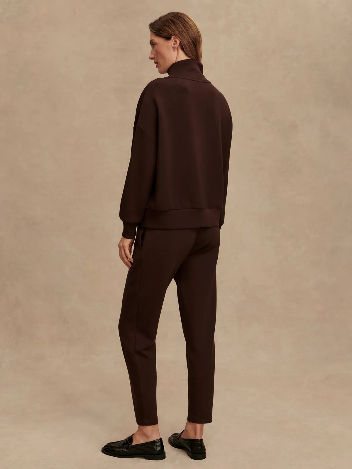 Varley The Slim Pant 25" in Coffee Bean HighStretchElastic Temperature Regulating Fibers