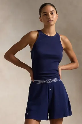 UltraSoftInterior RibbedTexture Waffle-Knit Boxer