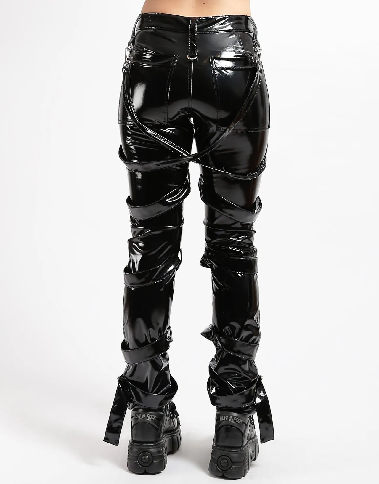 Flexible Fabric Chic Vibe THE HARNESS PANT PVC