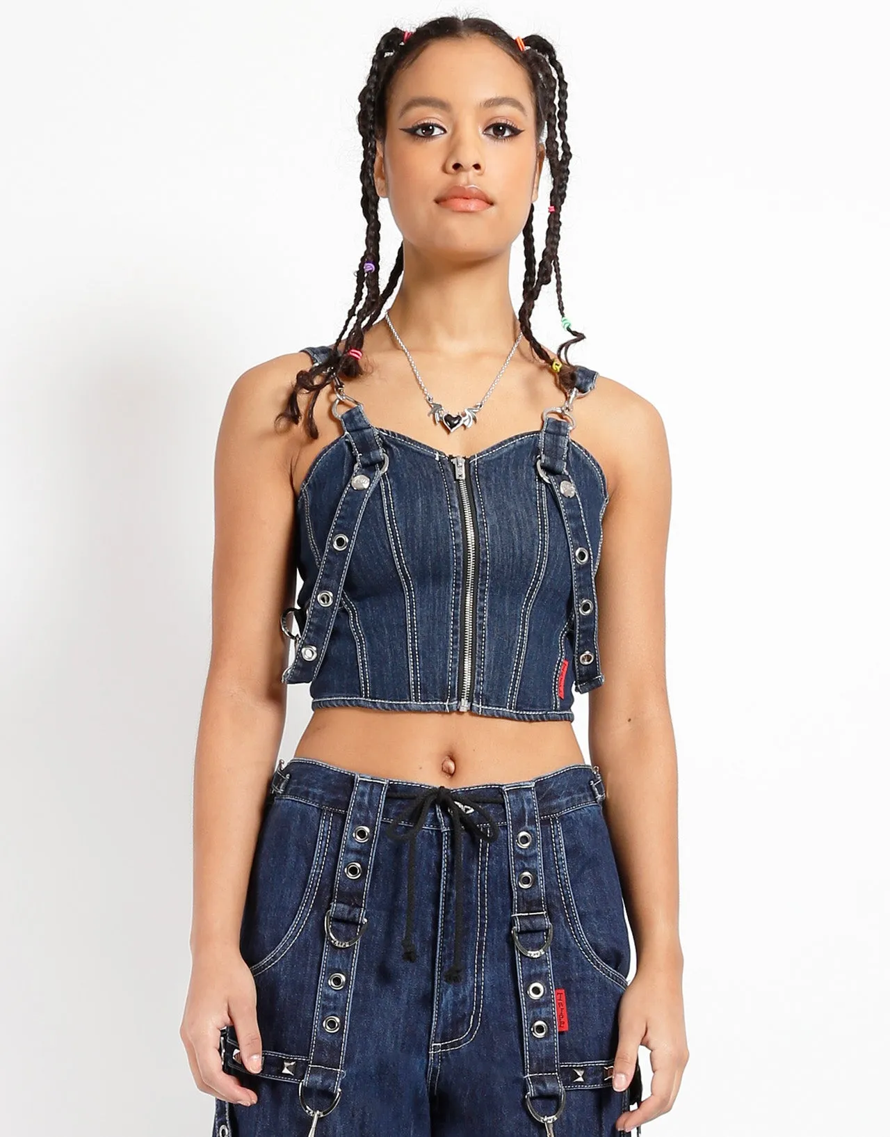 DENIM EVER READY CORSET Tagless Comfort Collar UltraFineMesh