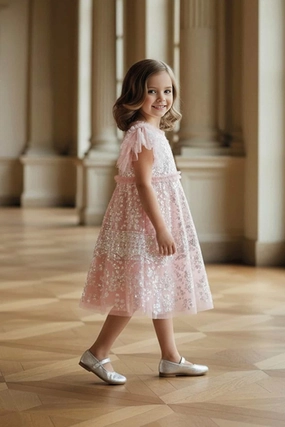 Aurora Kids Dress RawHemDetail Bonded Seam Innovation