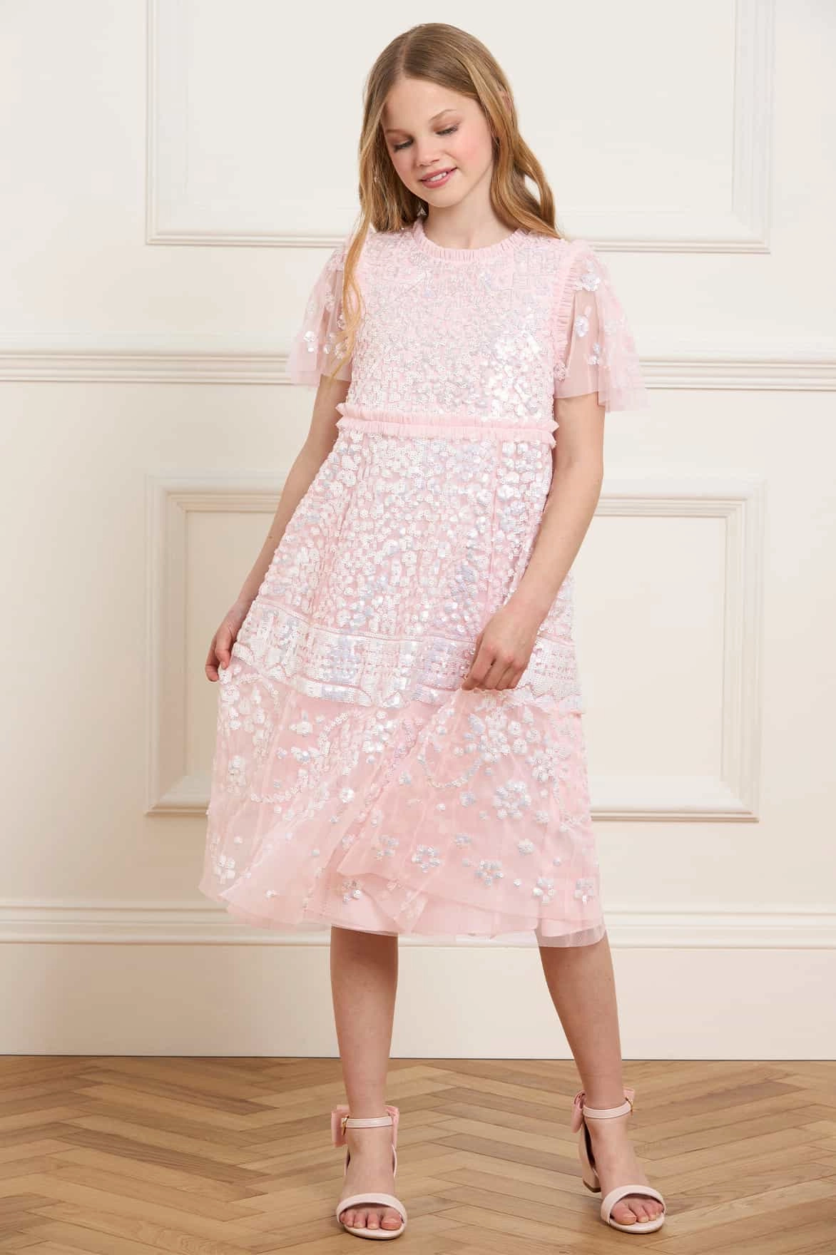 Aurora Kids Dress WrinkleResistant Cloth