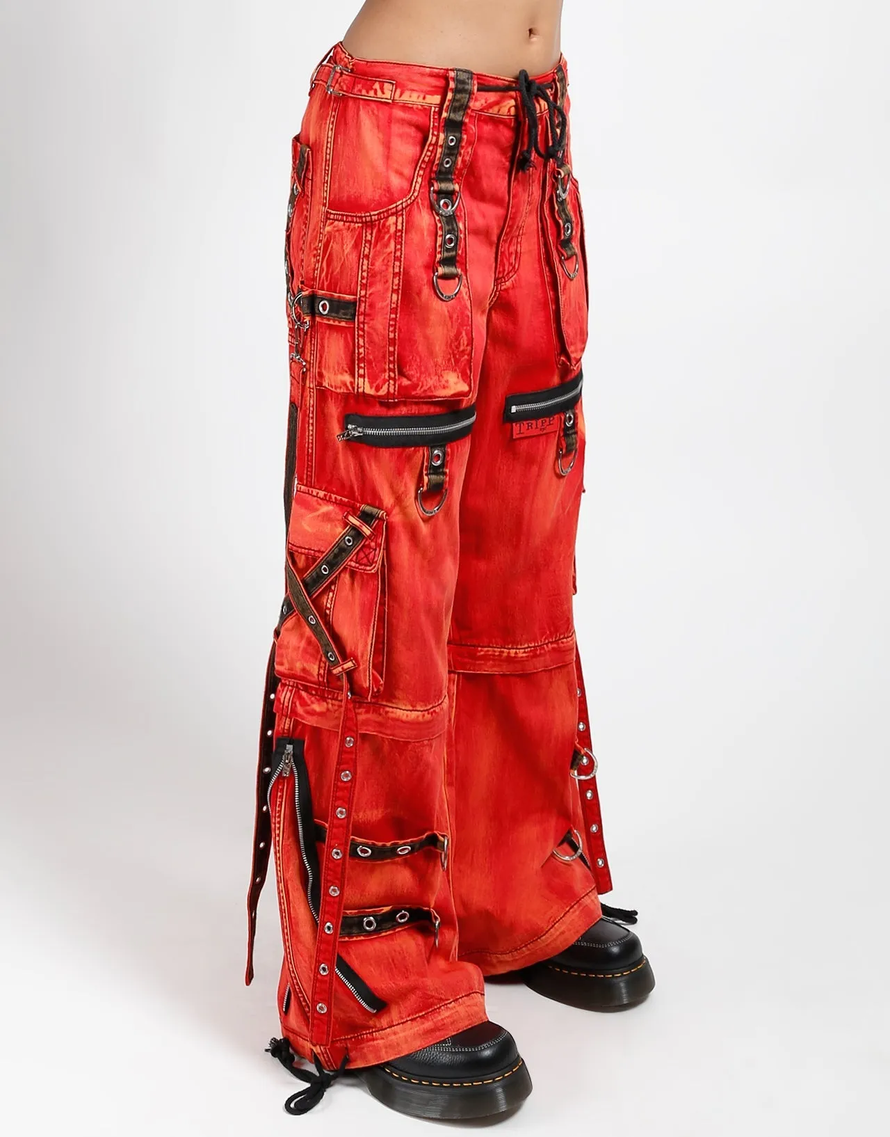 X-STRAP ZIP OFF PANT FIRE WASH Comfortable fit