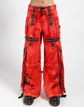 X-STRAP ZIP OFF PANT FIRE WASH Day Comfort BreathableMeshLining