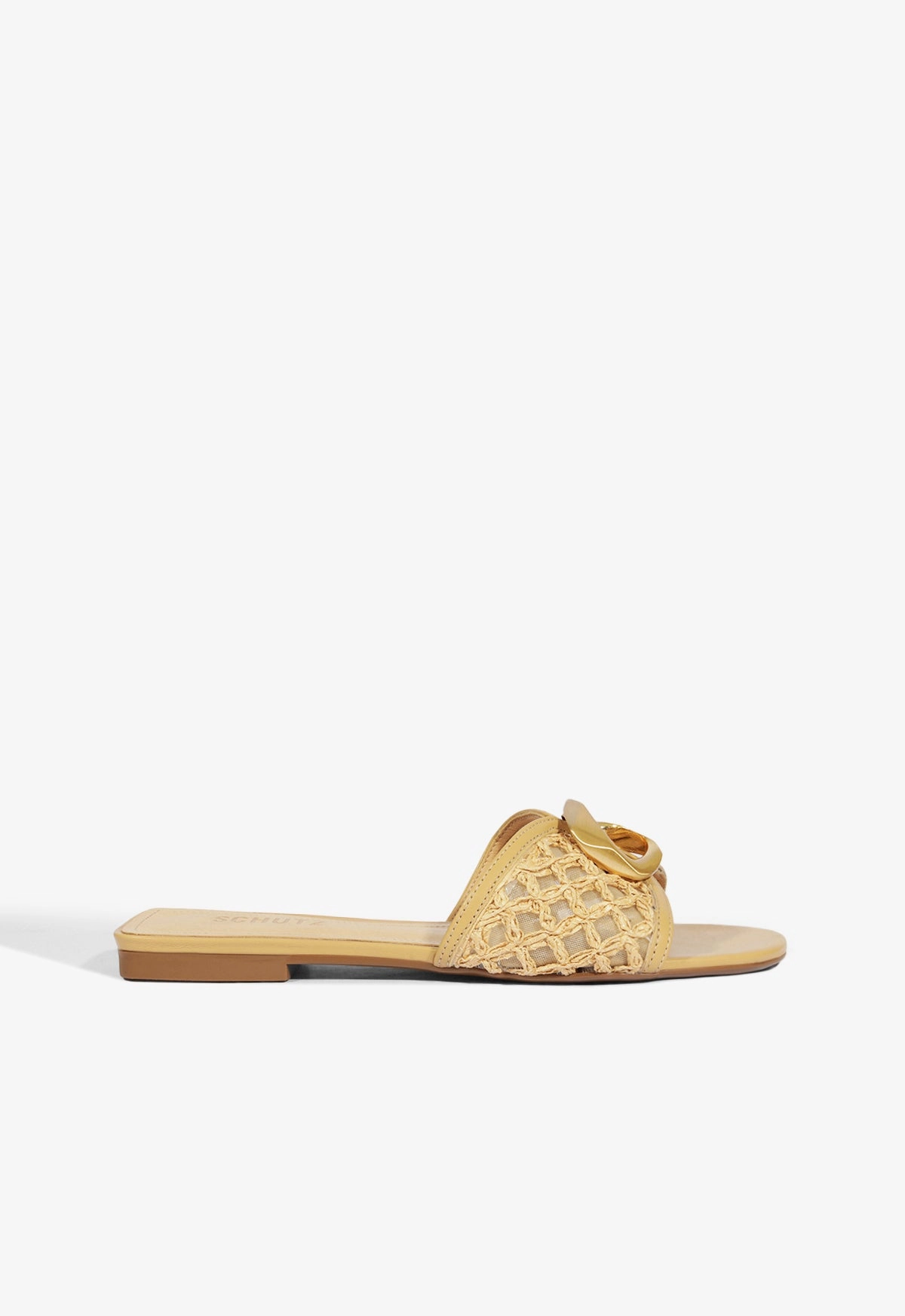 Olga Embroidery Synthetic Sandal Balanced Heel Counter Adjustable Closure