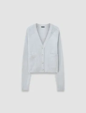 Breathable Layer Open Cashmere Cardigan