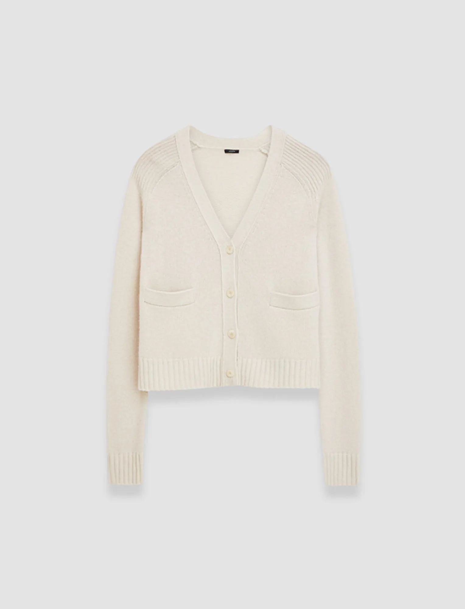 Multi Directional Stretch Open Cashmere Cardigan