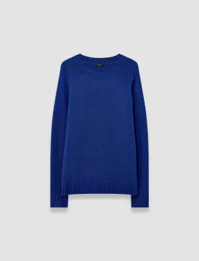 Cozy Fleece Open Cashmere Round Neck Jumper