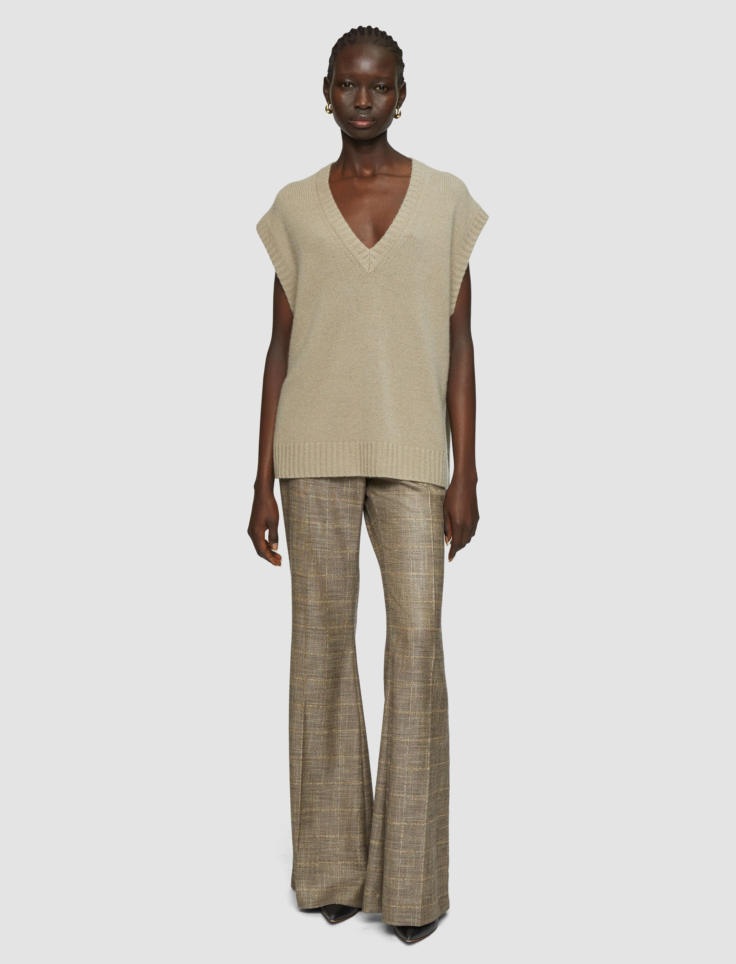 Morning Chill Open Cashmere Vest