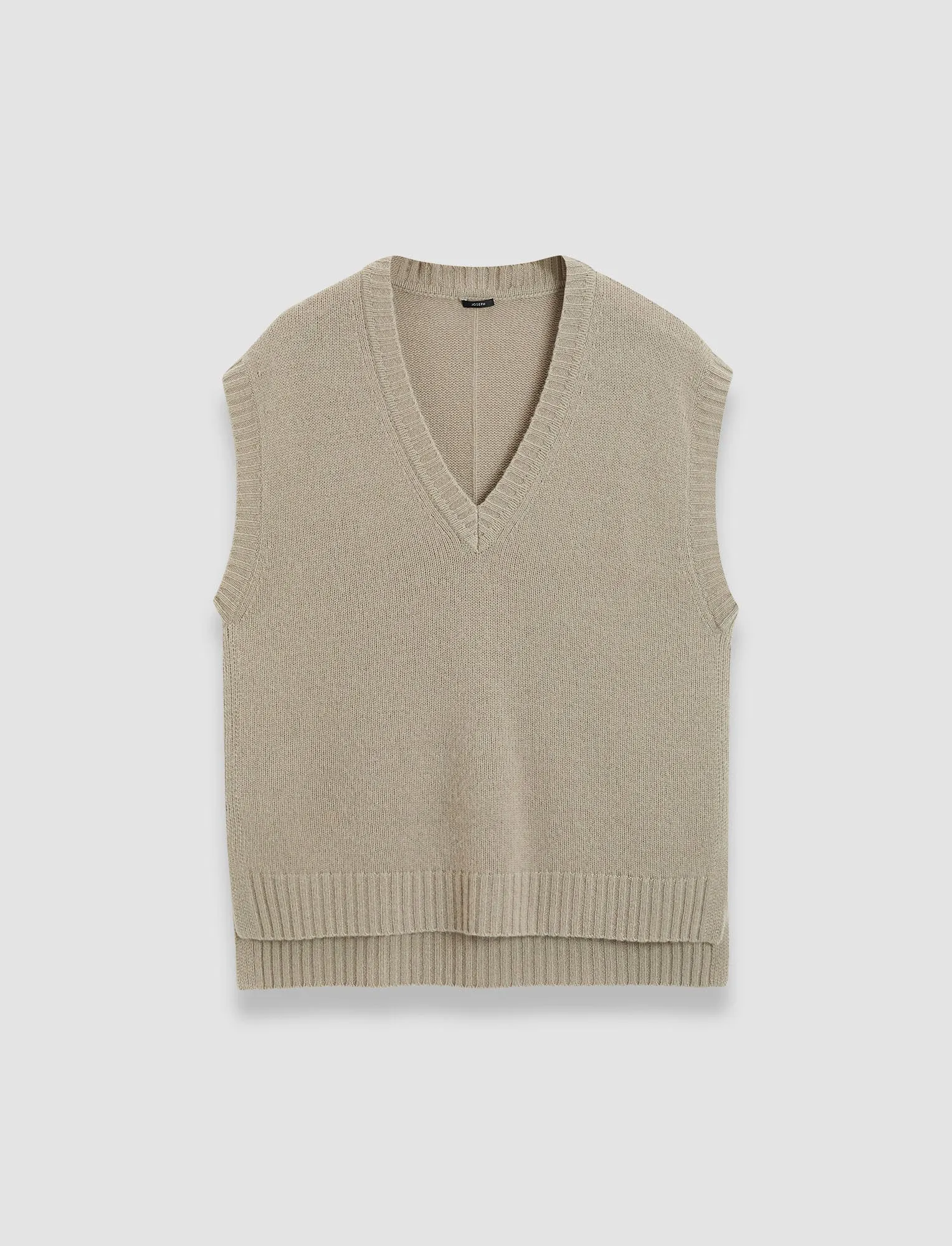 Open Cashmere Vest Soft Material