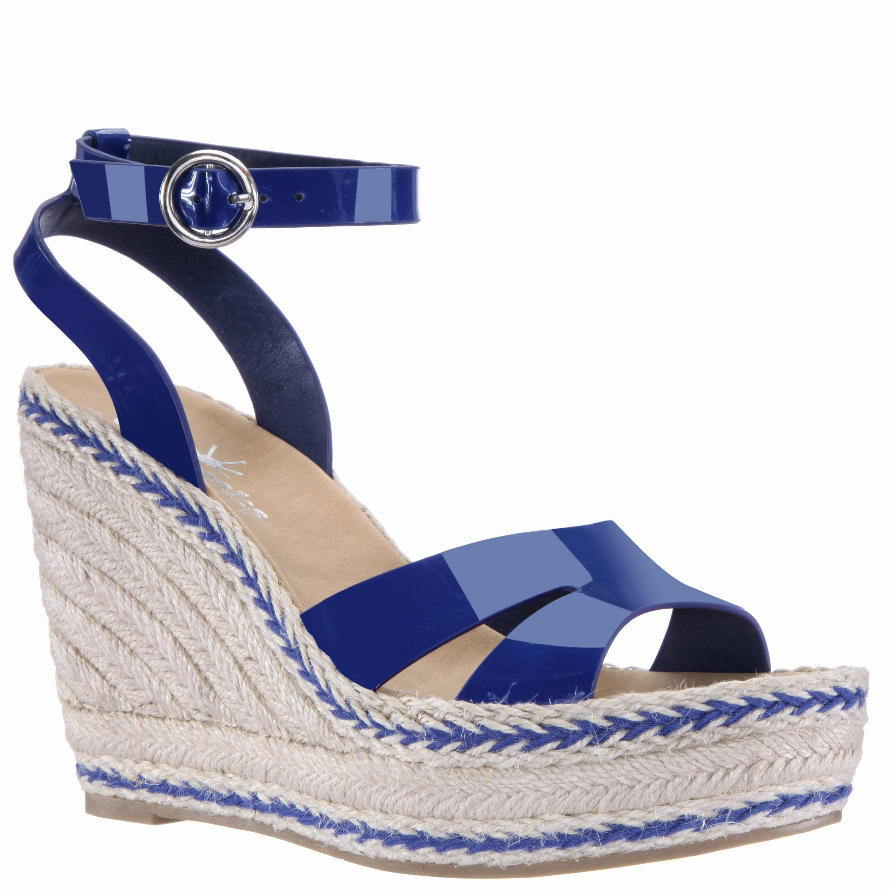 Classic Base Canvas ESTELLE-COBALT PATENT