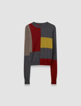 Outer Comfort Timeless Feel Overlay Cashair Round Neck Jumper