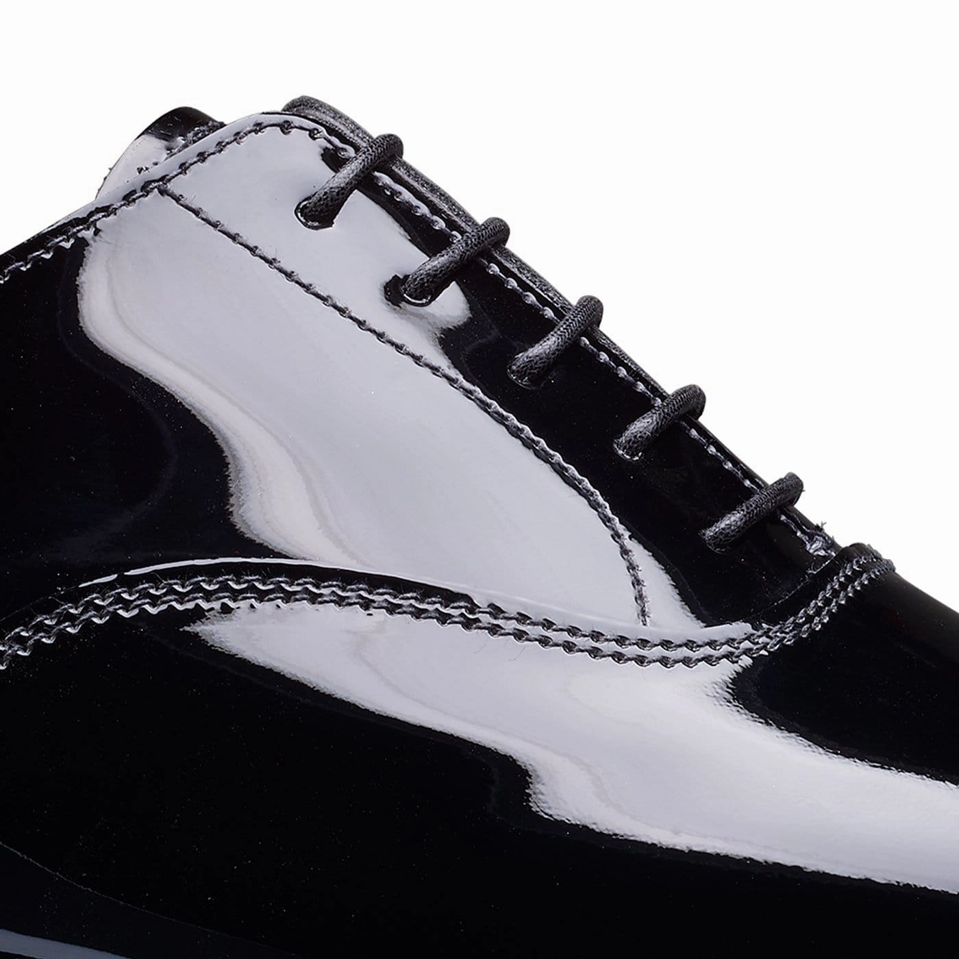 Overton Black Patent Universal Fit Swim Ready