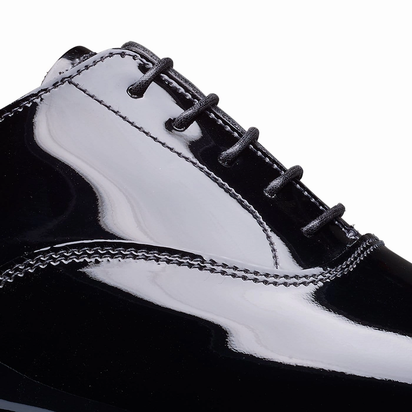 Overton Black Patent Travel Comfort Timeless Leather Office Shoes