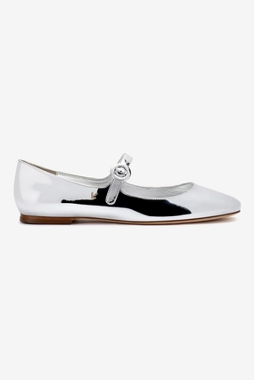 Blair Ballet Flat In Silver Specchio Event Mode