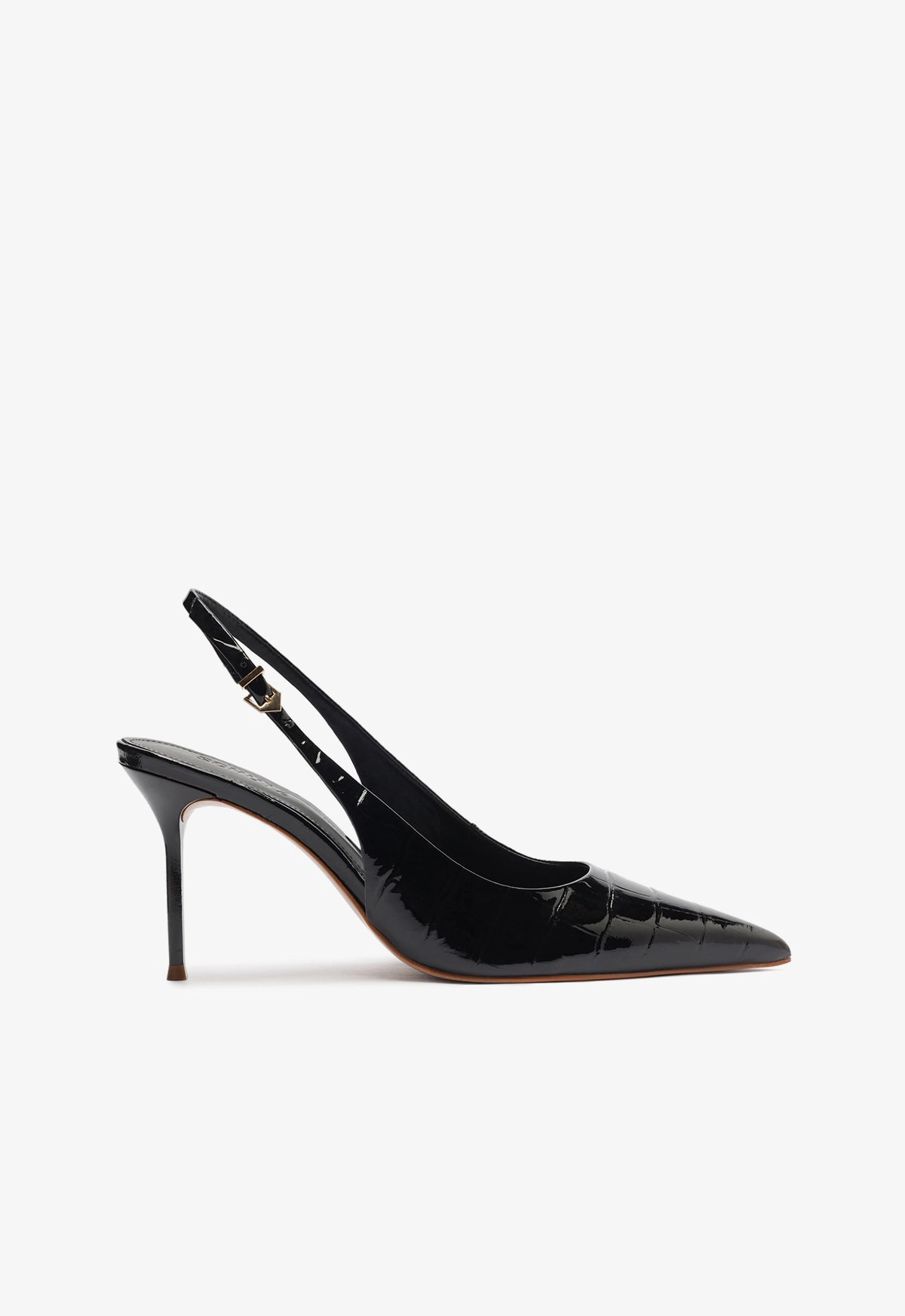 Paola High Stiletto Black Pump Fantasy Path