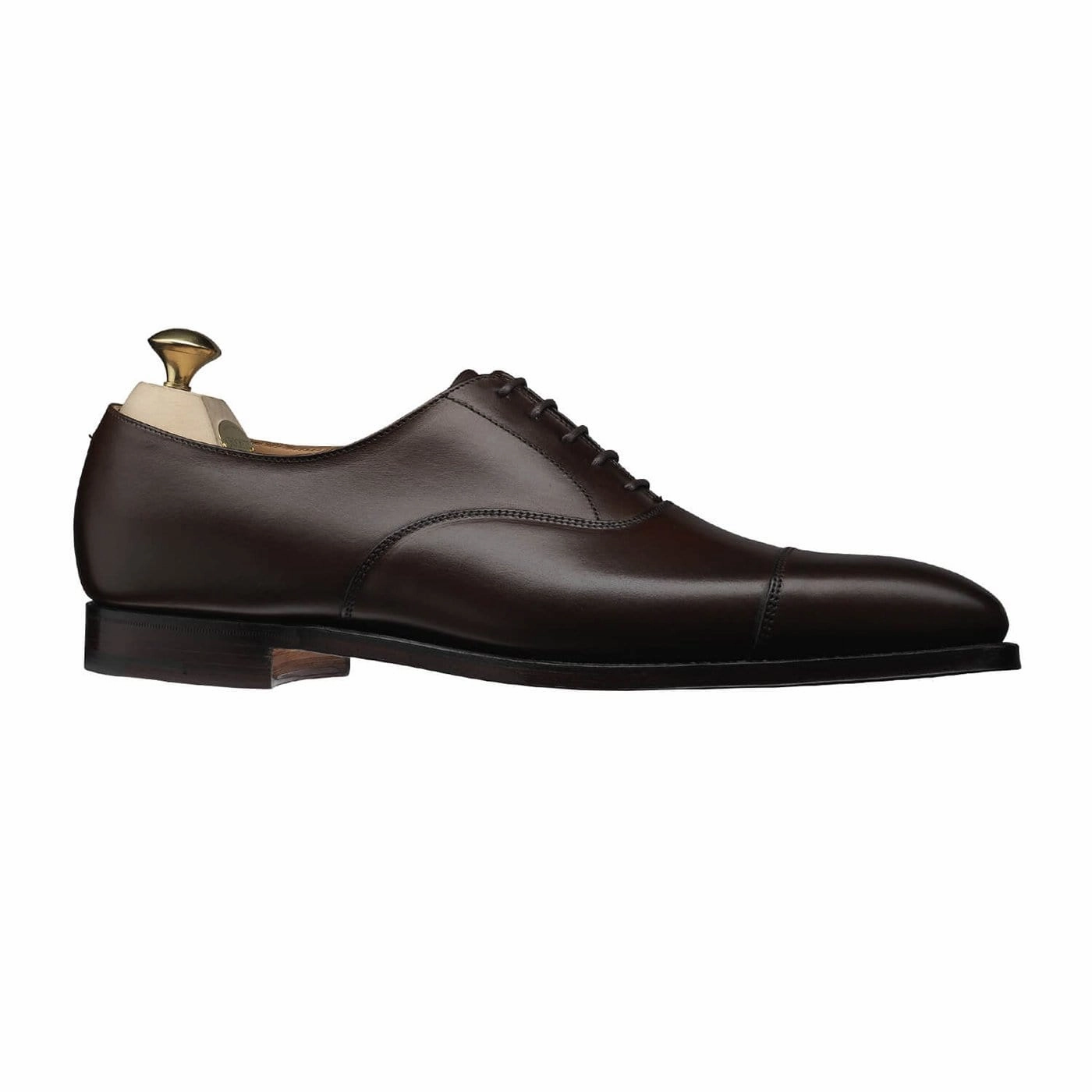Hallam Dark Brown Burnished Calf Slim Profile Networking Event
