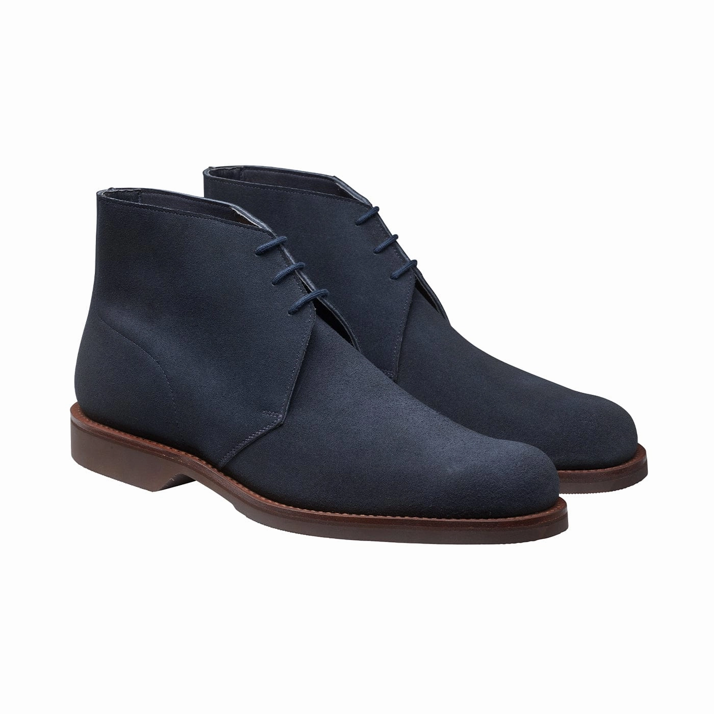 Biker Chukka 4 Indigo Reverse Butt Suede