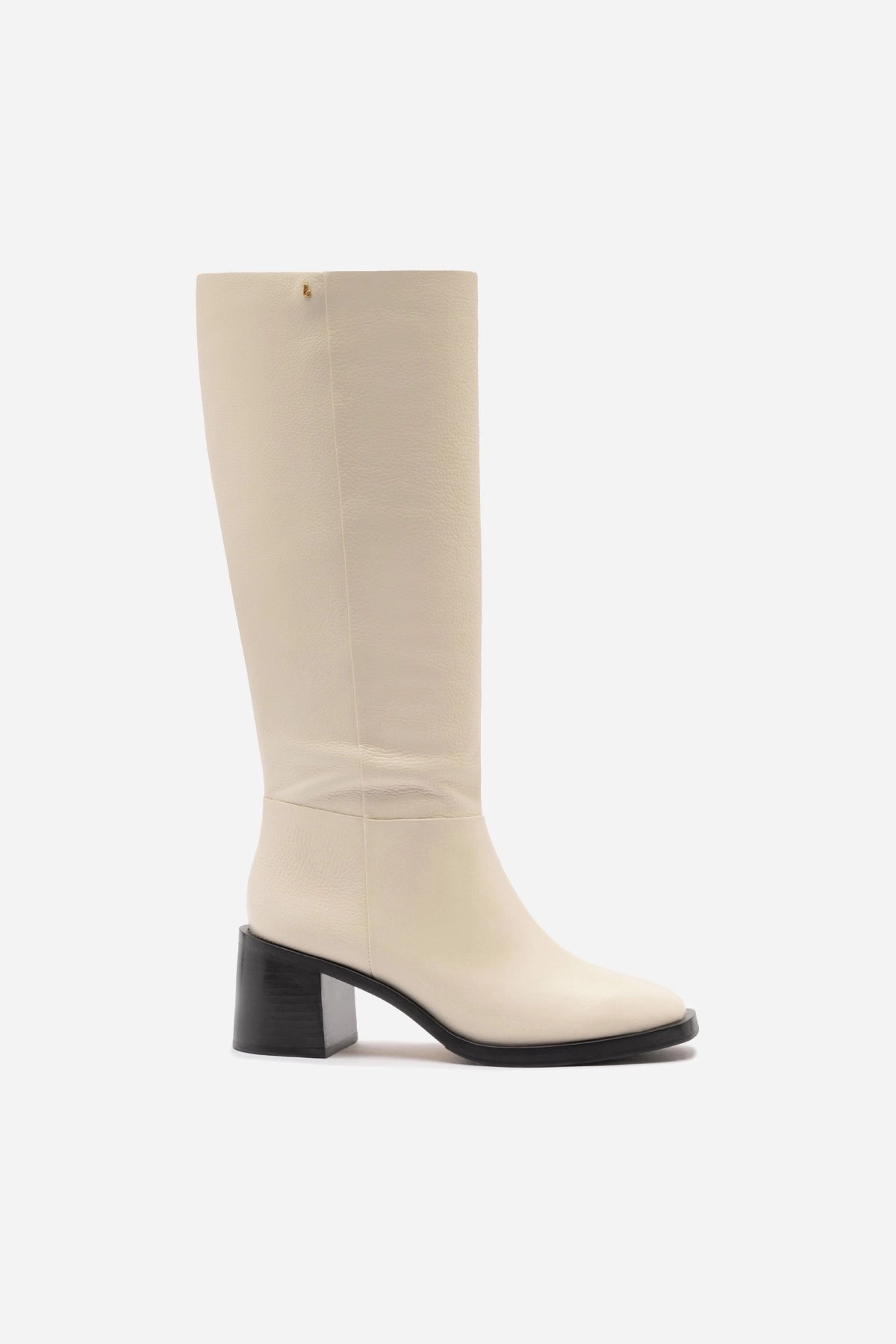 Ricky Boot In Ivory Leather Ergonomic Heel Cup Quick Life