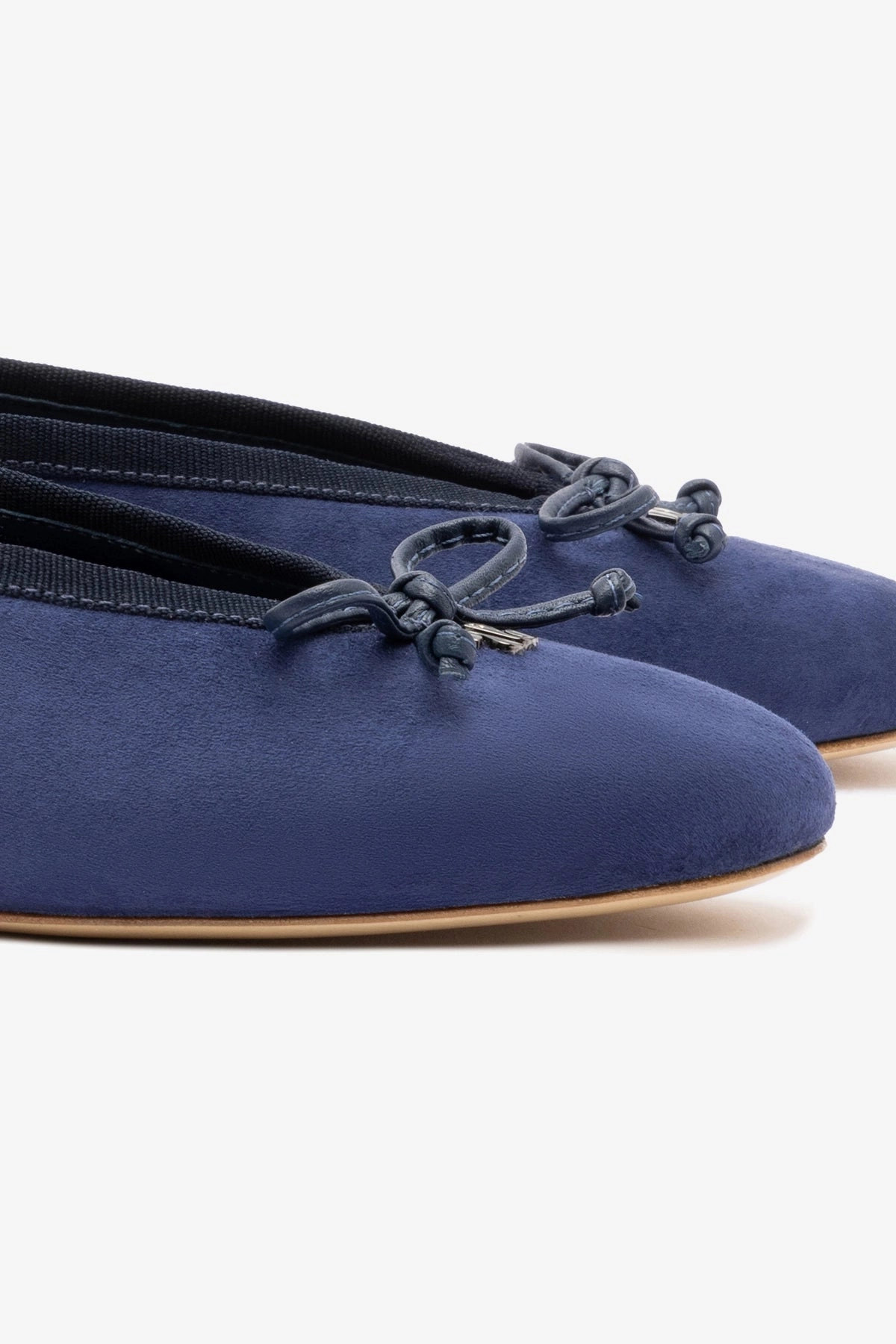 Pavlova Ballet Flat In Indigo Suede Wind Chill Hill Walk