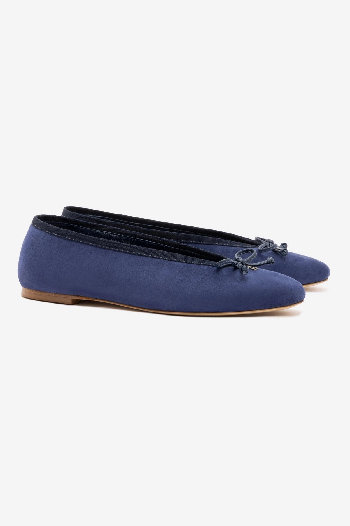 Dust Free Dual Tone Pavlova Ballet Flat In Indigo Suede