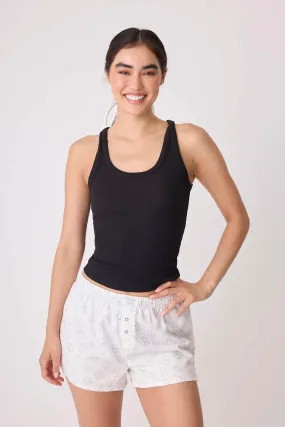 Casual Jacket Peace and Love Flannel PJ Short