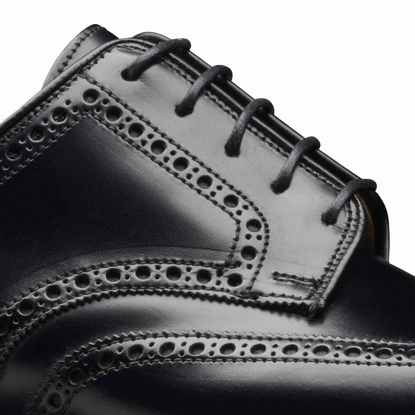 Pembroke Black Cavalry Calf Airflow Ventilation Channels