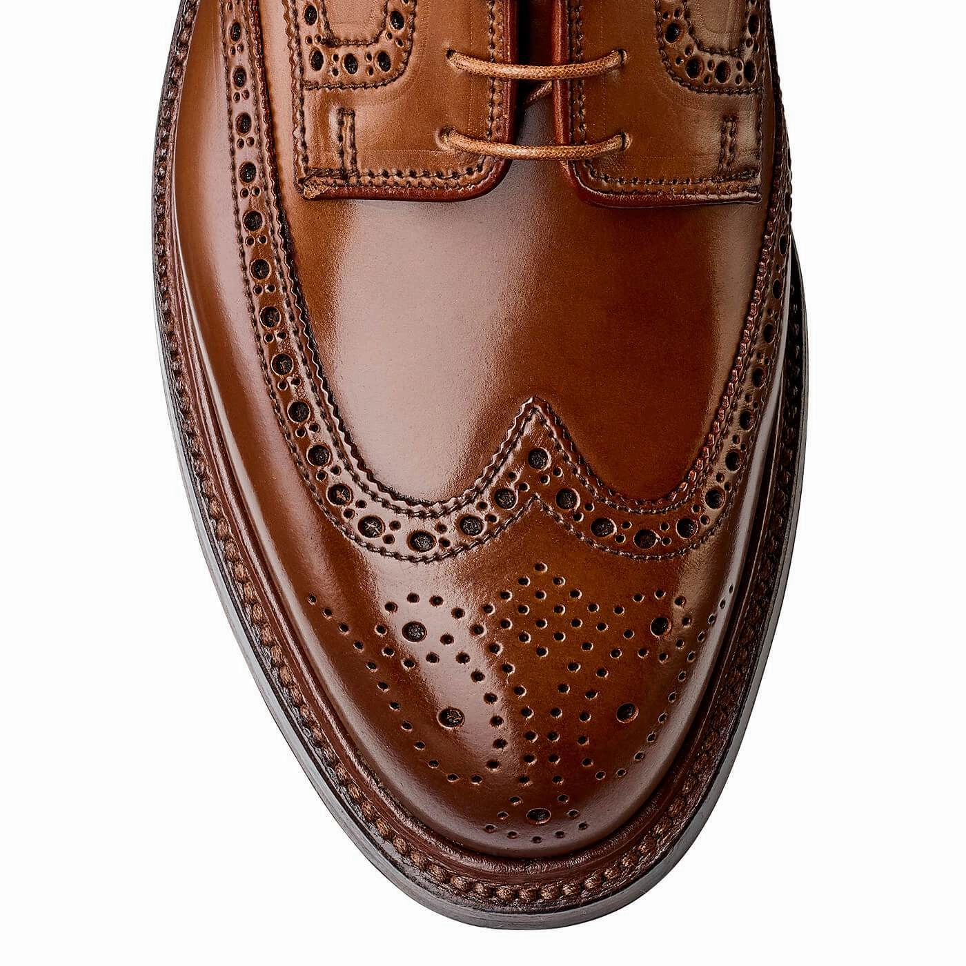 White Clean Foot Glow Pembroke Whisky Cordovan
