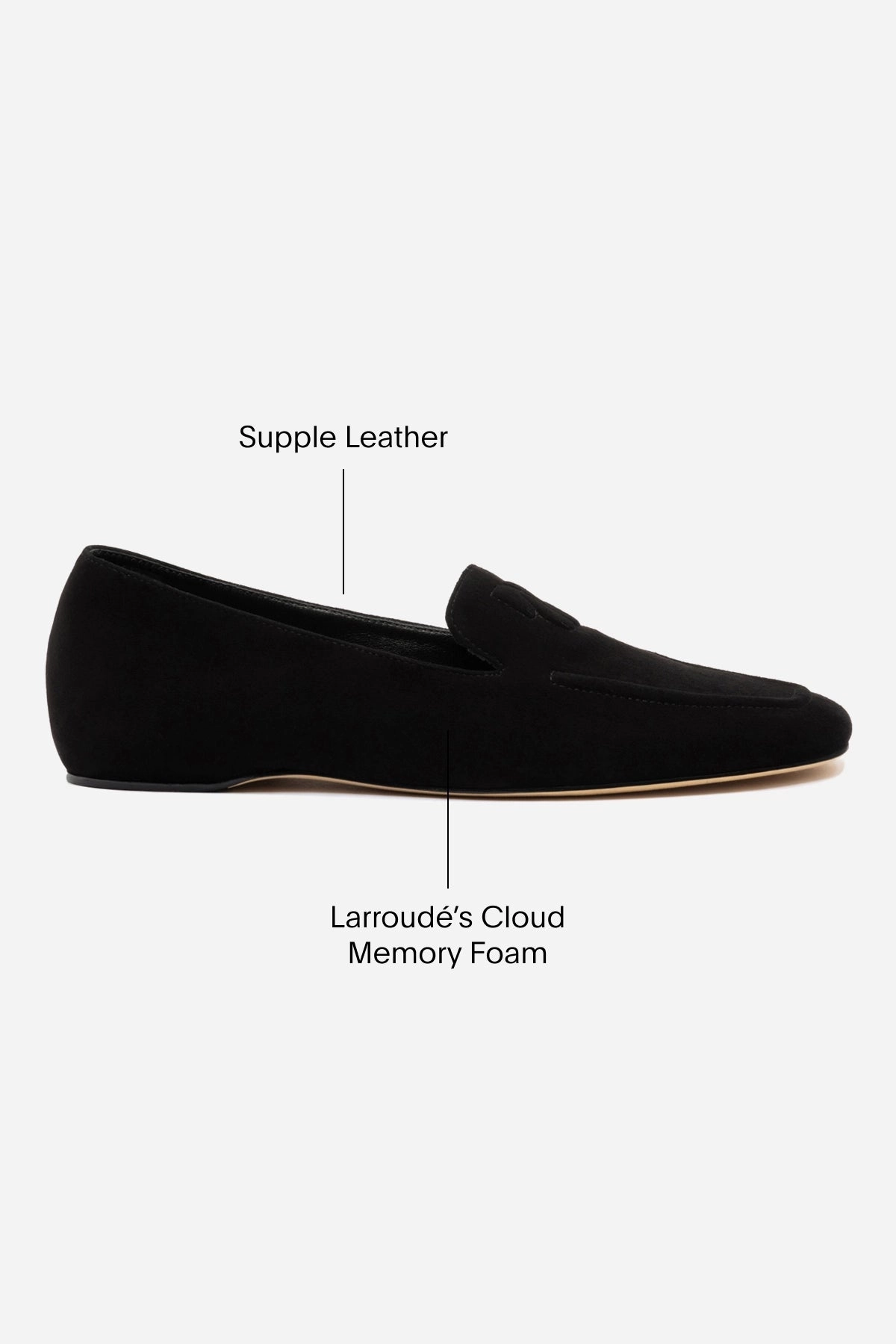 Penny Loafer In Black Suede Winter Chill