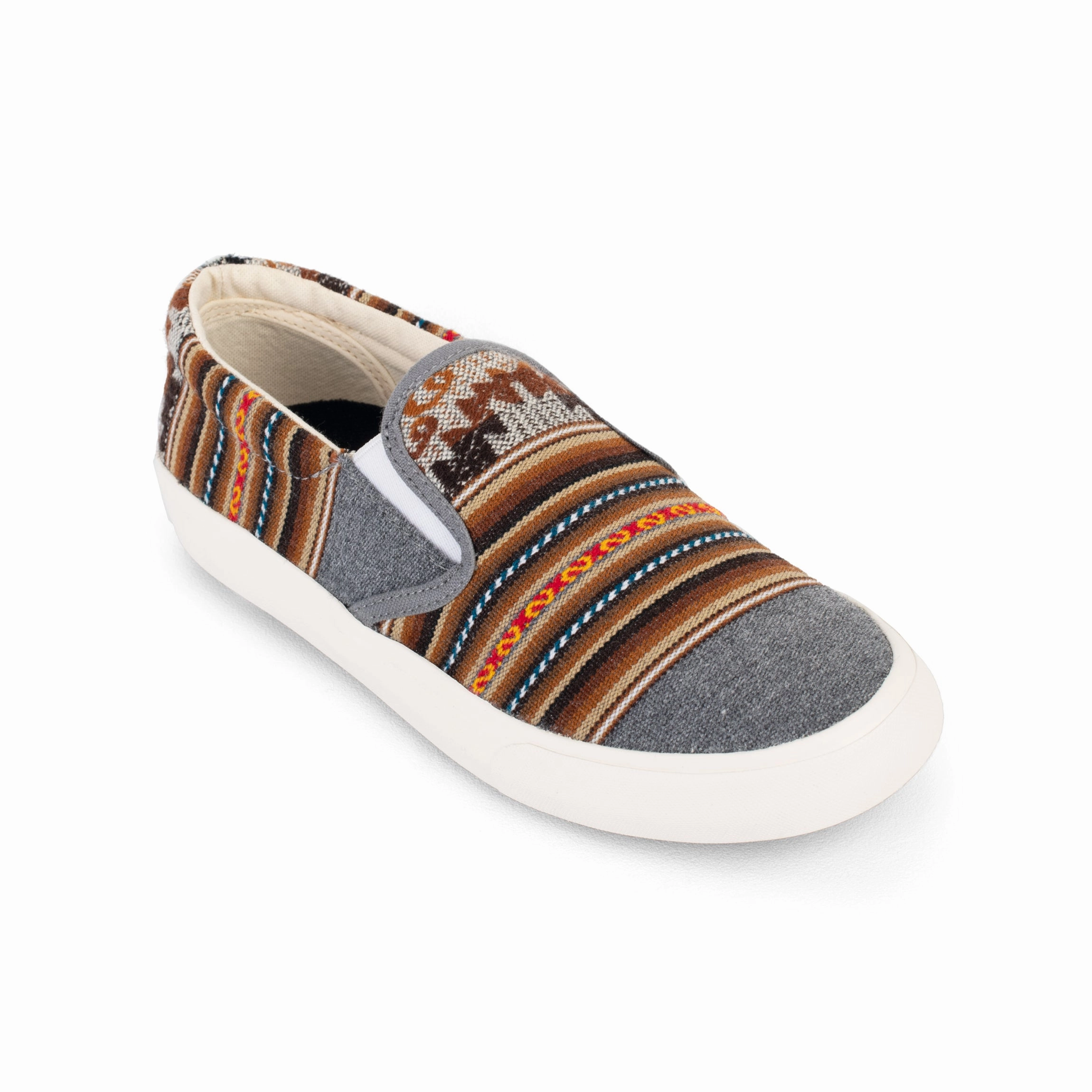 London Sky Slip On Microfiber Insole Traction Control