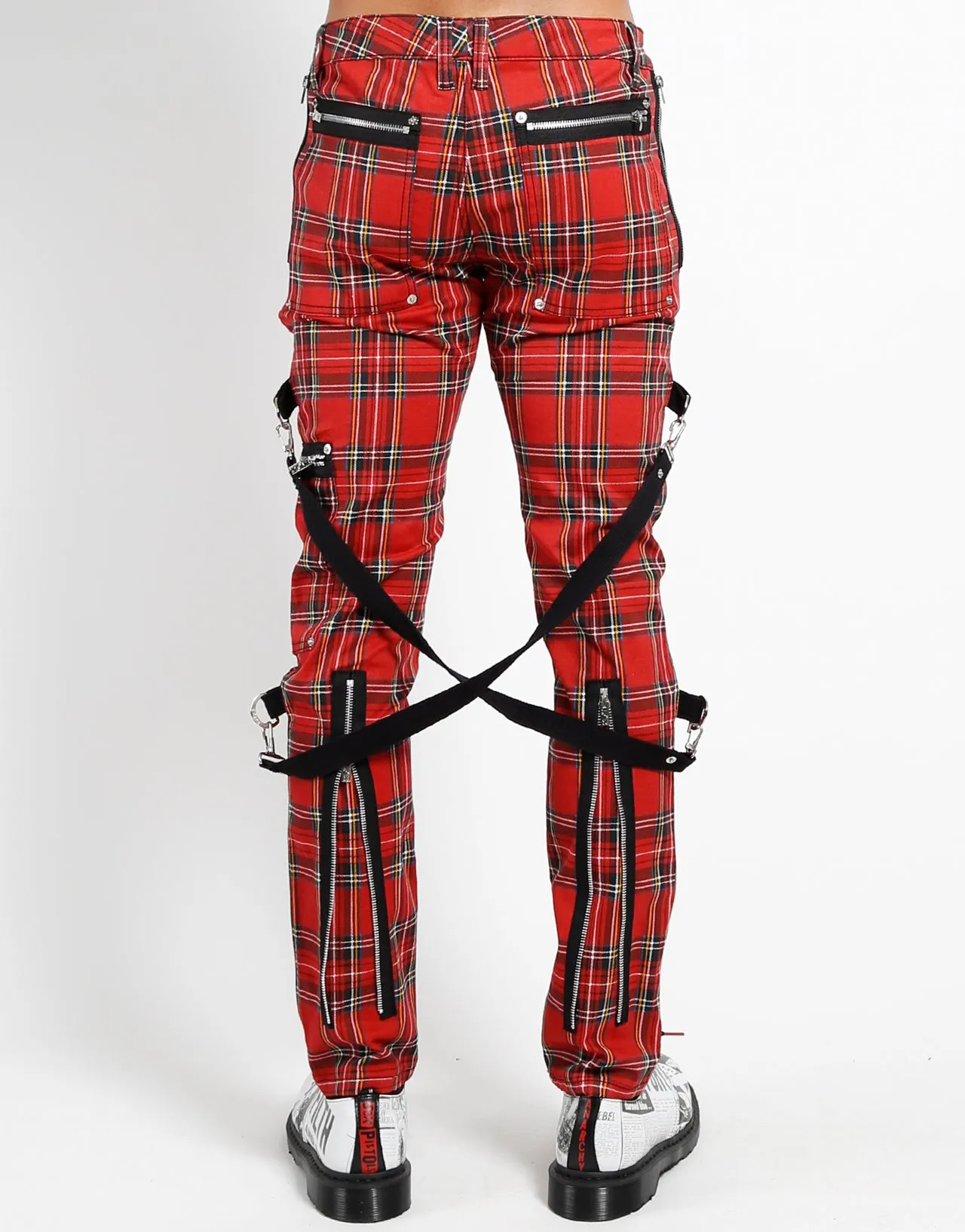 Soft Touch Material Core Essential Plaid Chaos Pant