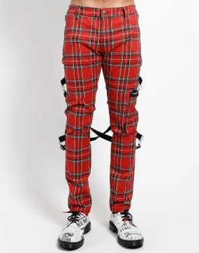 High Waist Stretch Plaid Chaos Pant