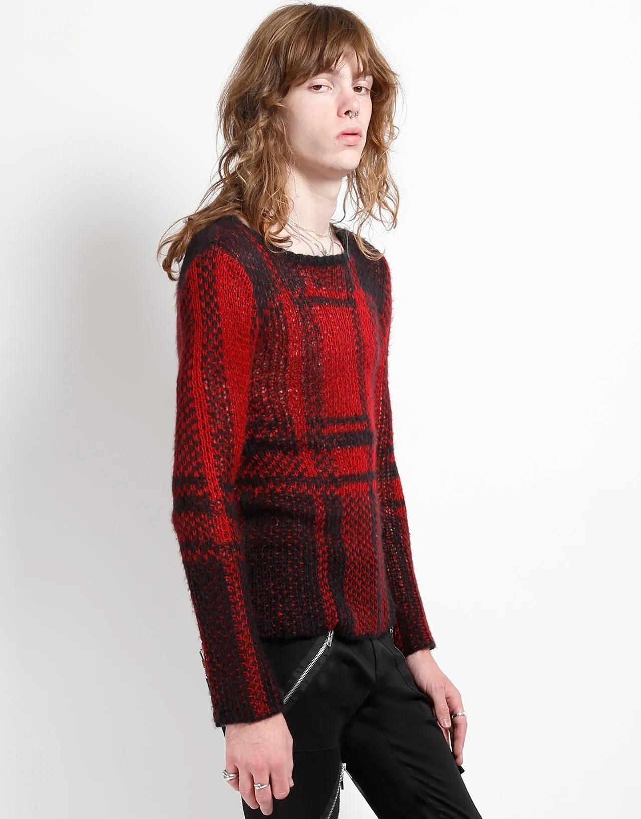 PLAID SWEATER AthleisureInspired Moisture Control Lining
